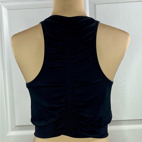 Puma Women's Black Ruched Front Sports Bra - Picture 4 of 10